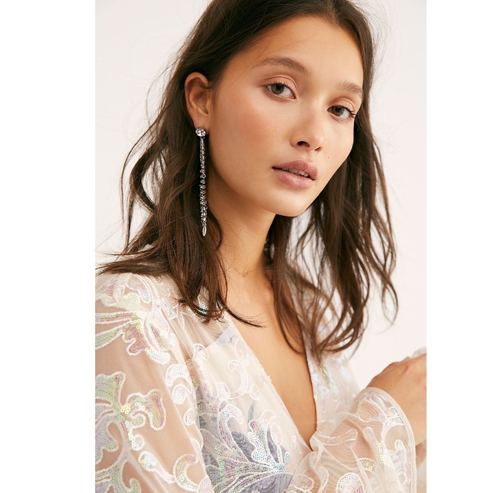 Free People Falling Flowers Frock Mini Dress - Picture 5 of 7